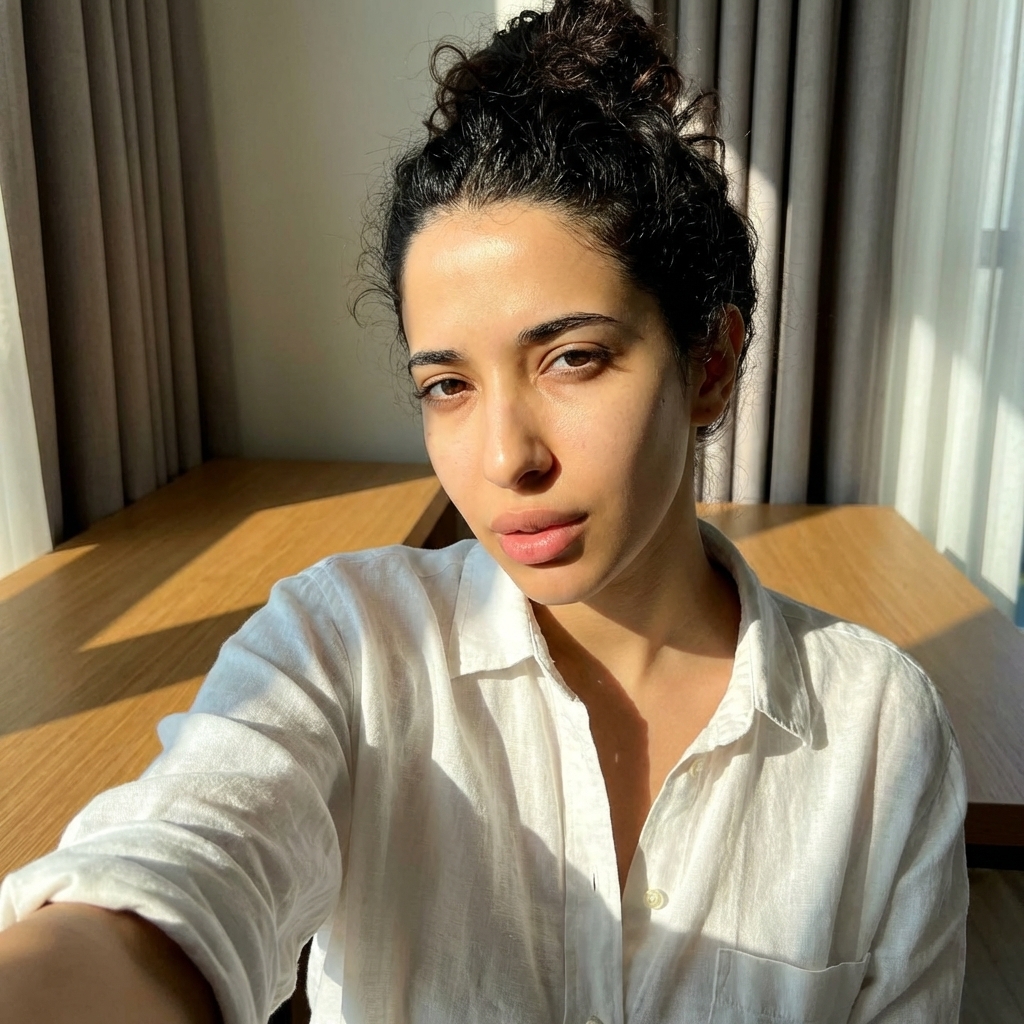 DermLens AI before-and-after — user 3, after photo showing skin improvement following AI-generated routine